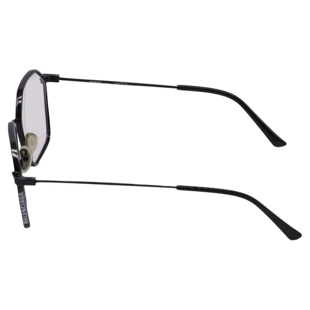 Balenciaga BB0198O Hexagon-Framed Eyeglasses in Black Metal - Picture 5 of 9